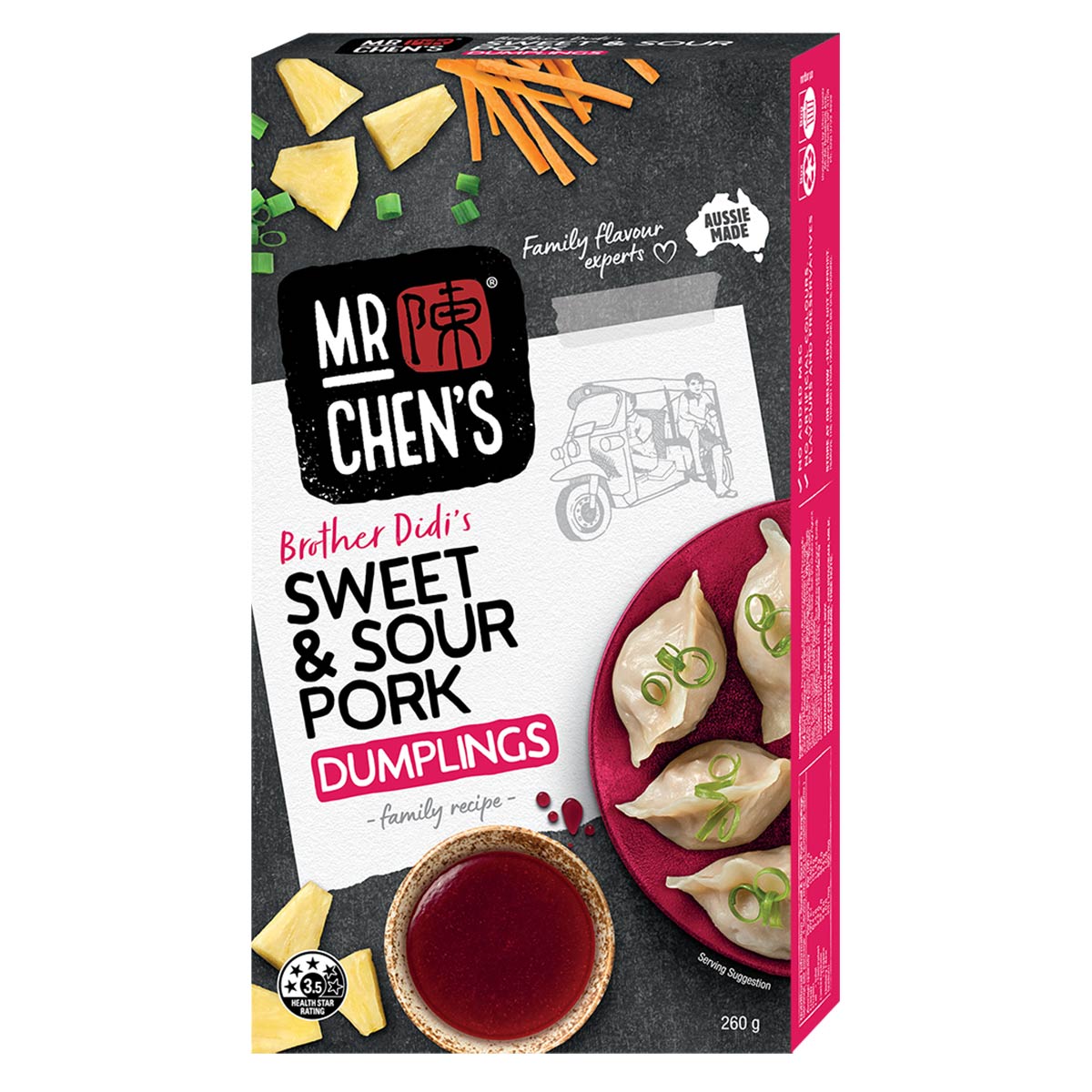 Sweet & Sour Pork Dumplings 260g