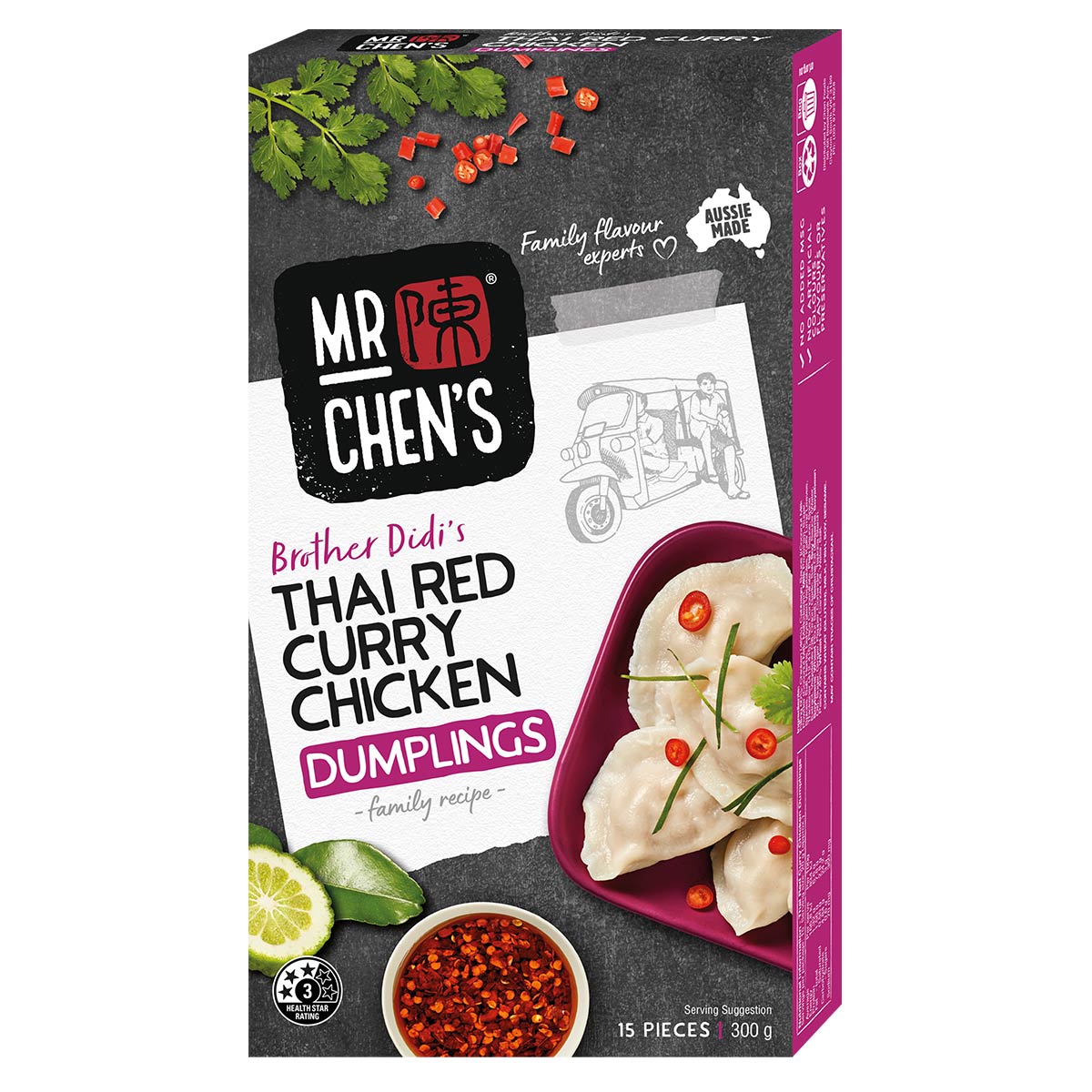 Thai Red Curry Chicken Dumplings 300g