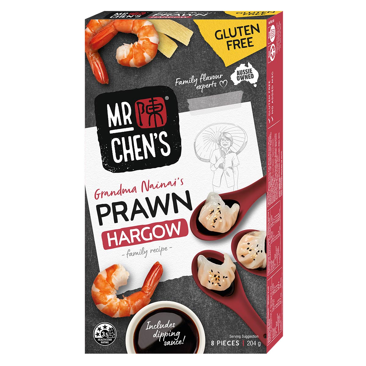 Gluten Free Prawn Hargow 204g