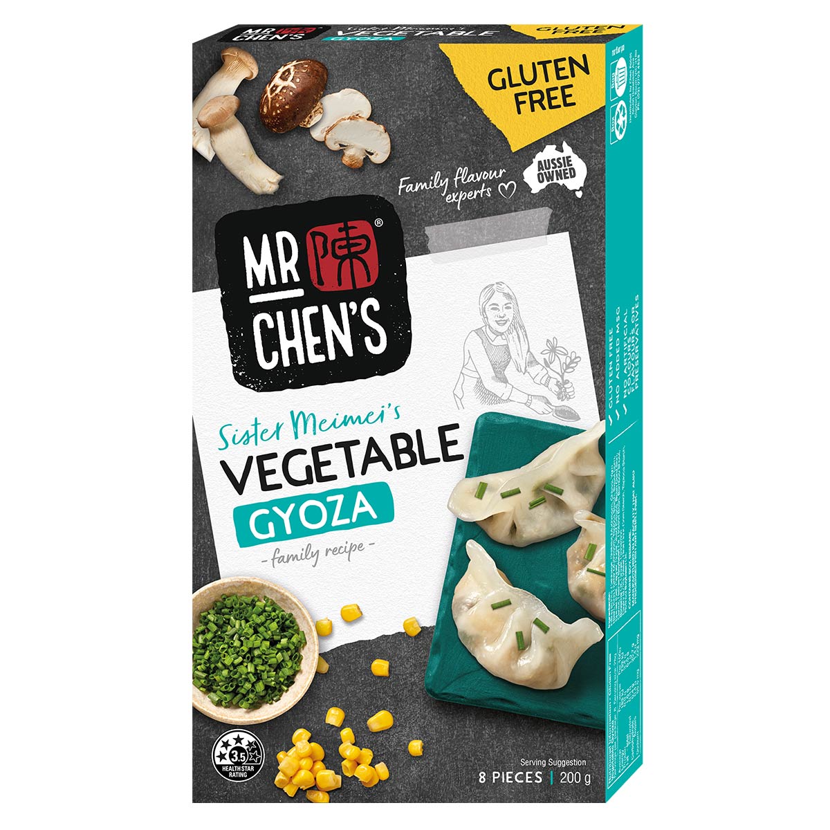 Gluten Free Vegetable Gyoza 200g