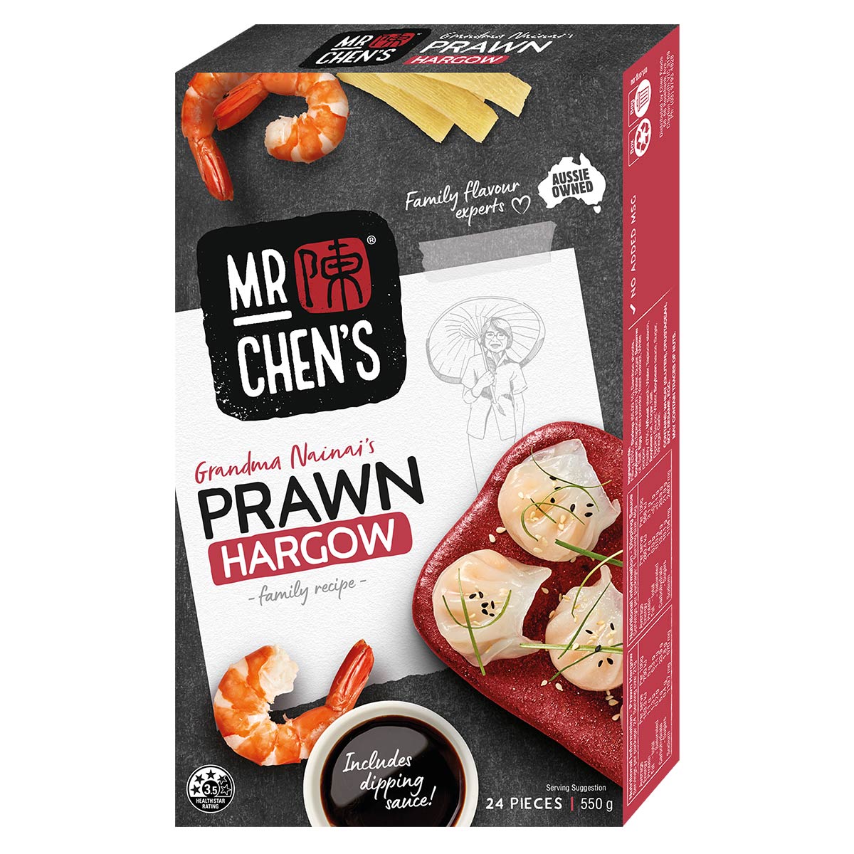 Prawn Hargow 550g