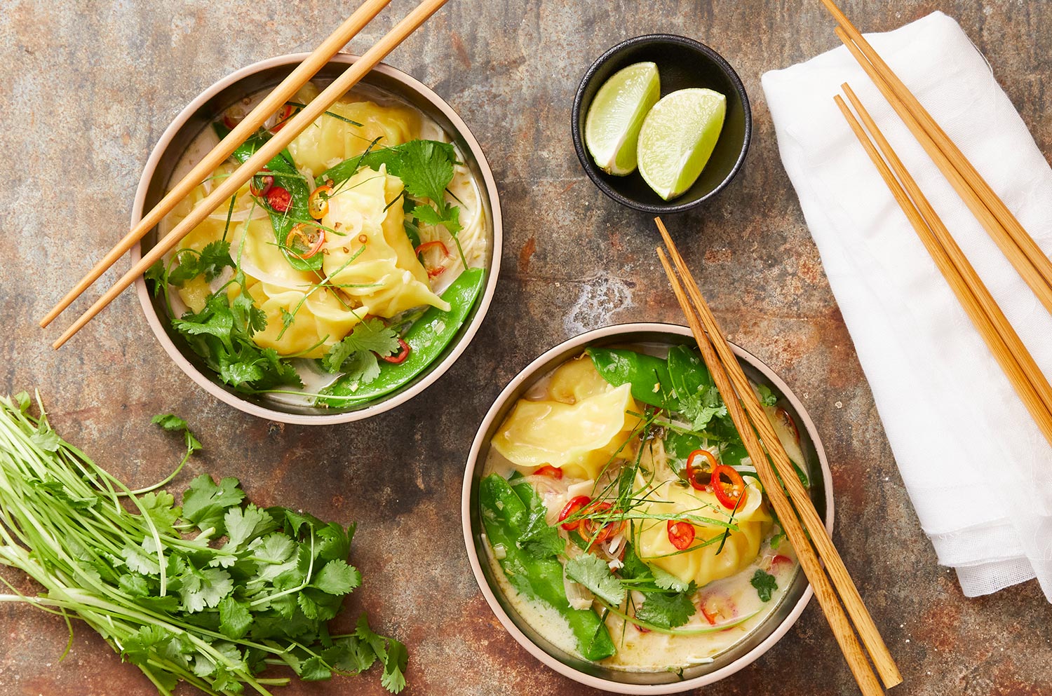 Prawn Dumpling Lemongrass & Coconut Soup