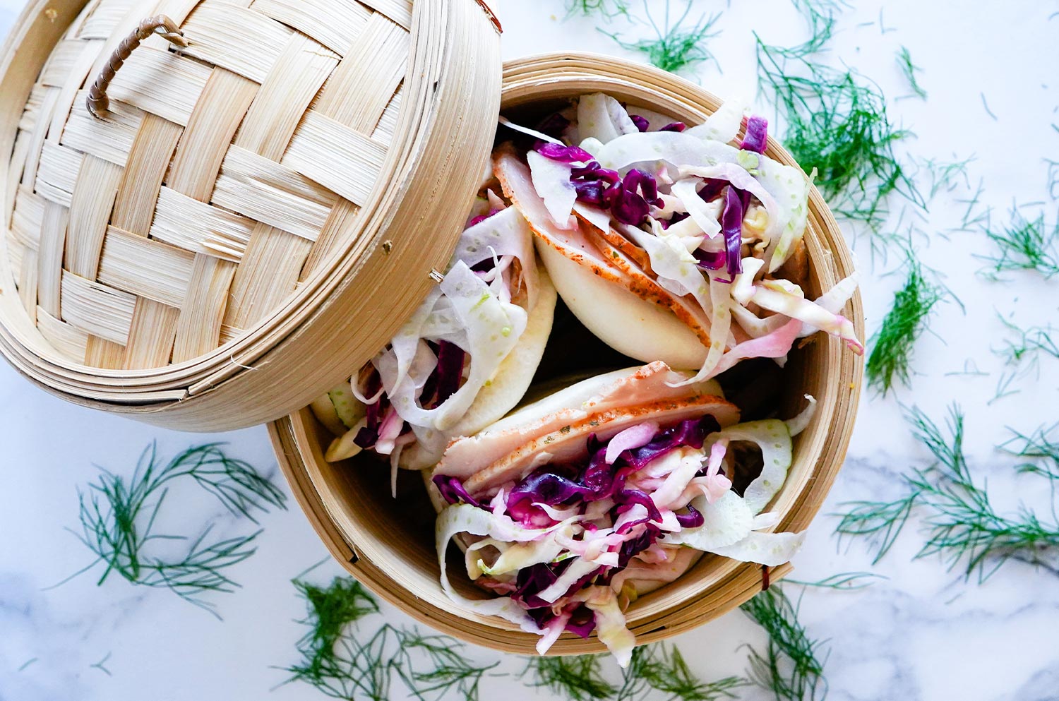 Leftover Roast Bao Buns