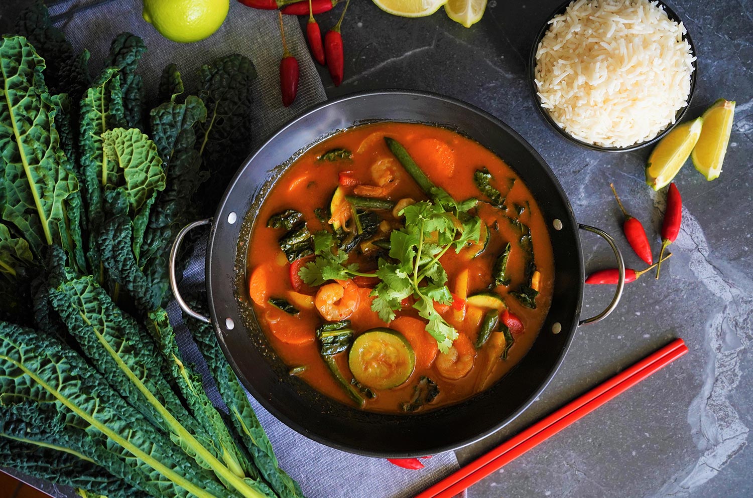 Thai Red Prawn Curry