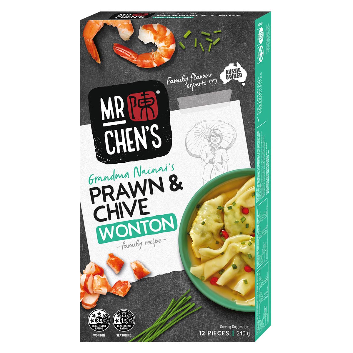 Prawn & Chive Wonton 240g