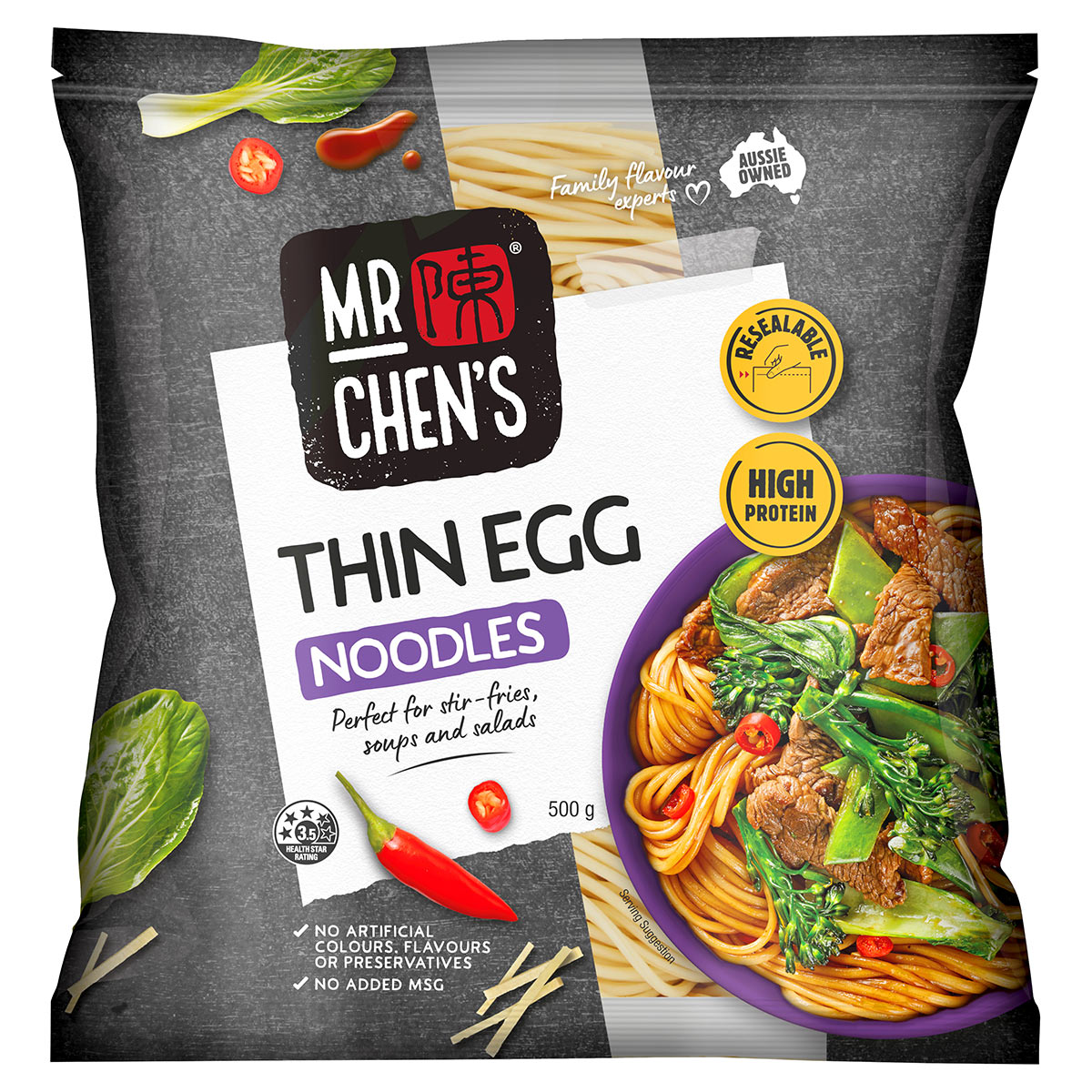 Thin Egg Noodles 500g