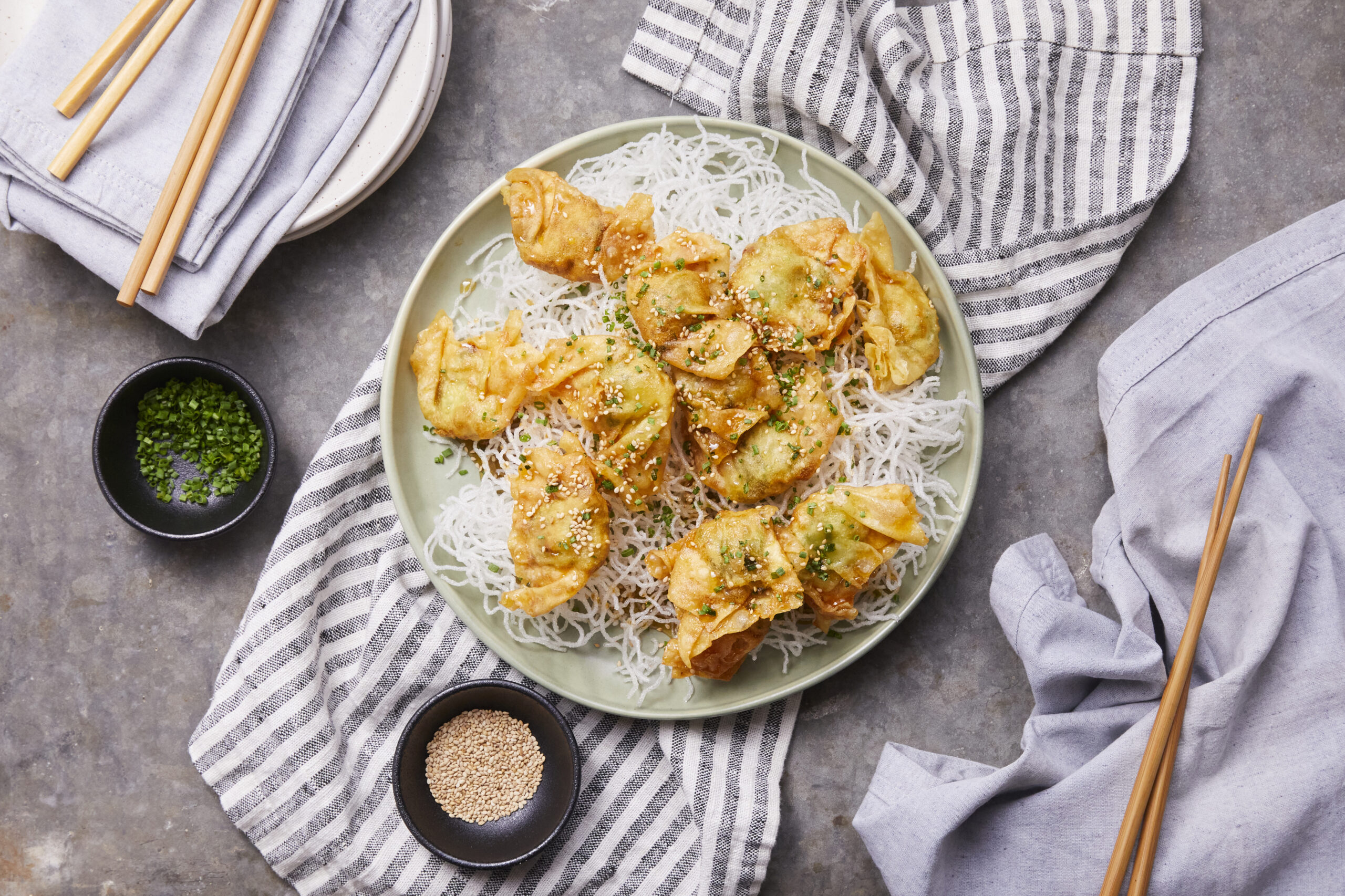 Fried Honey Prawn Wontons