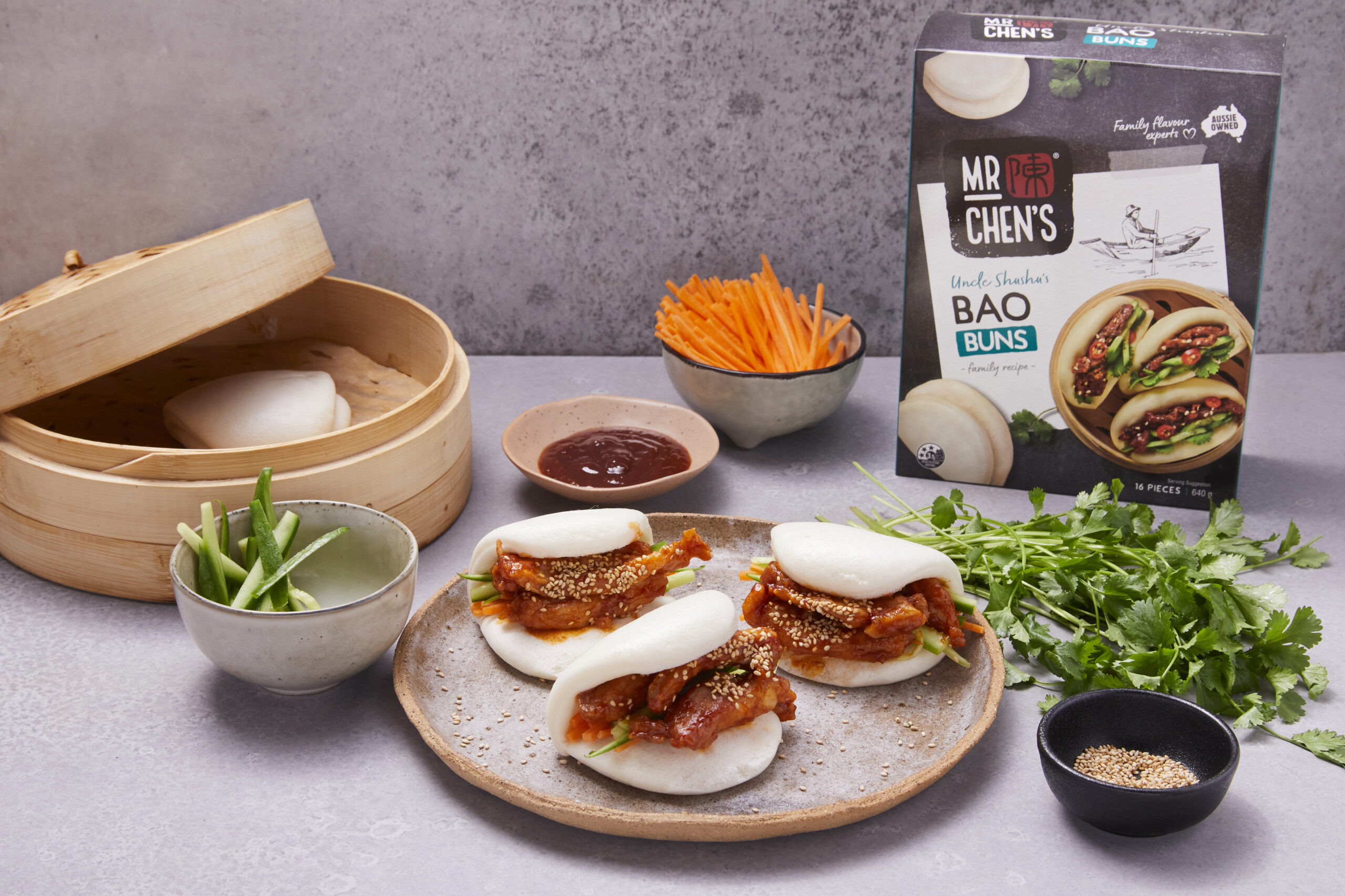 Korean Fried Chicken Bao