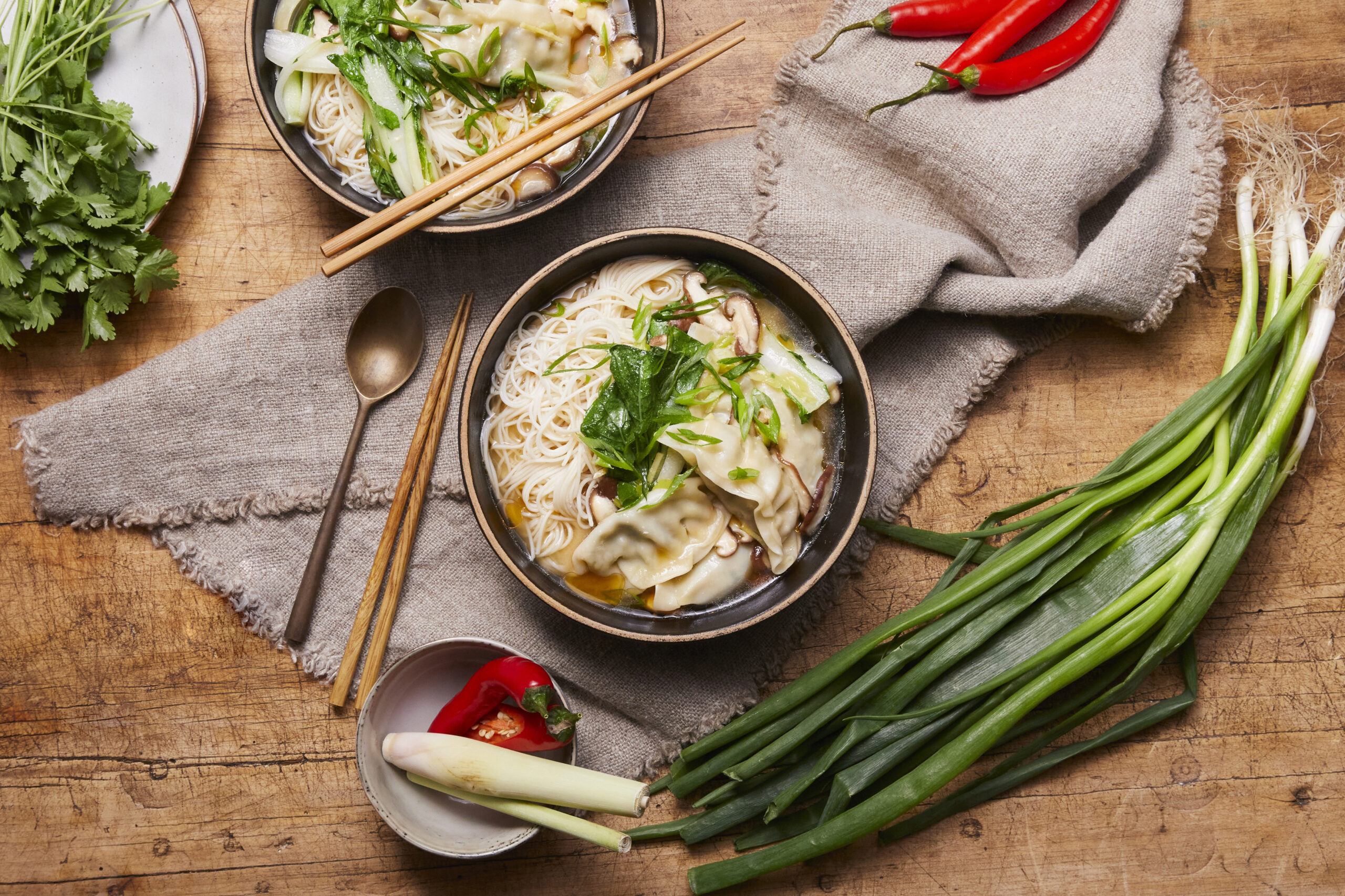 Miso Dumpling Soup
