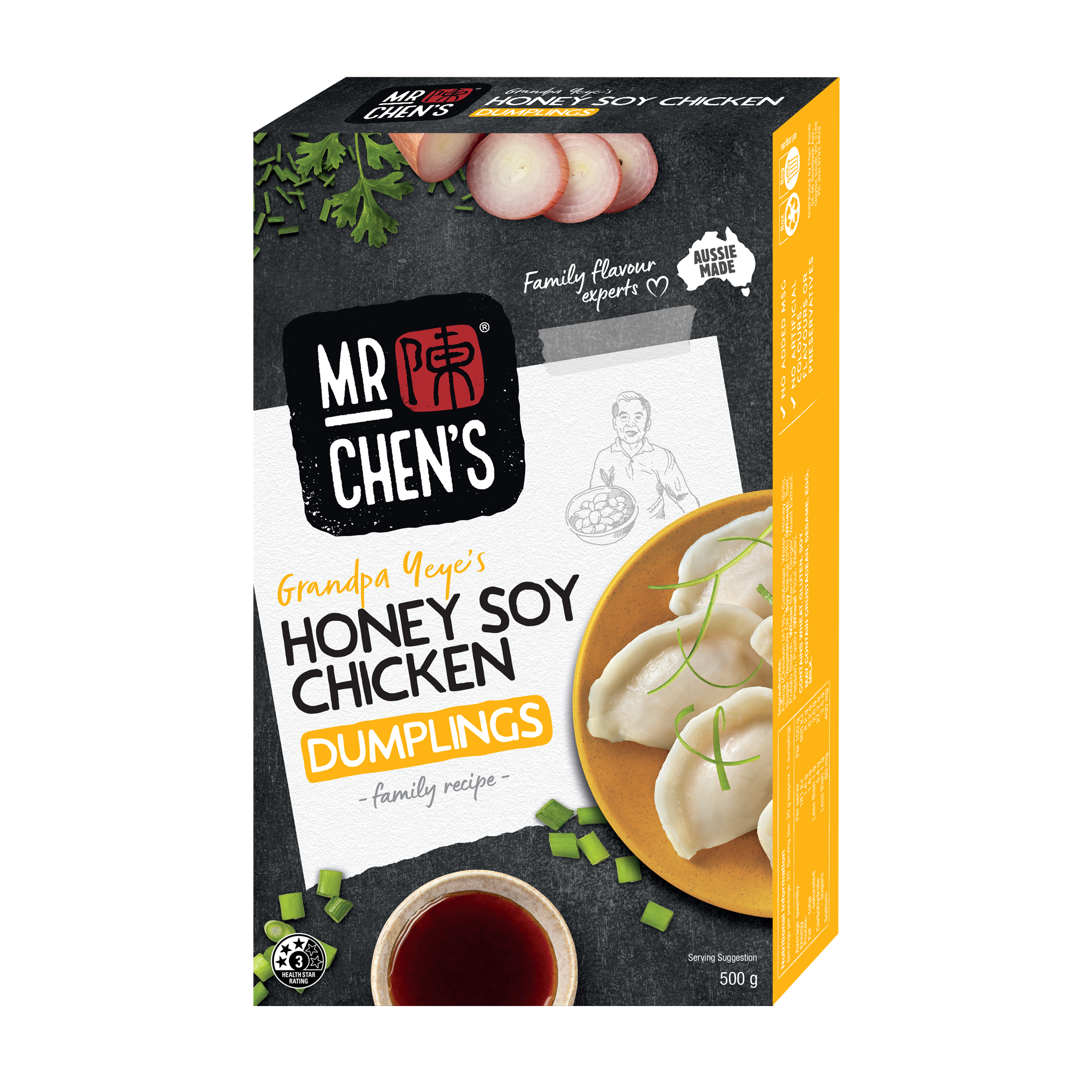 Honey Soy Chicken Dumplings 500g