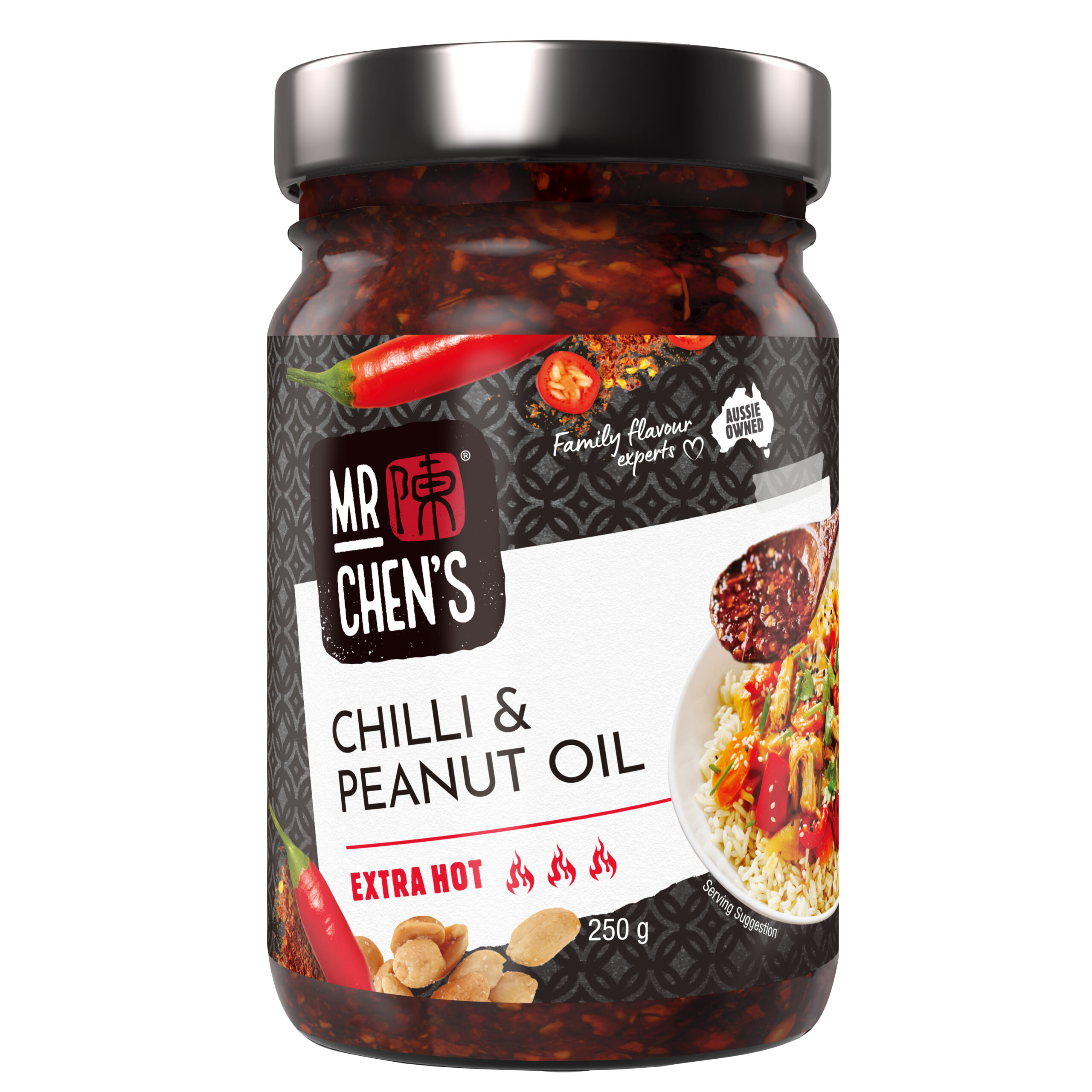 Extra Hot Chilli & Peanut Oil 250g