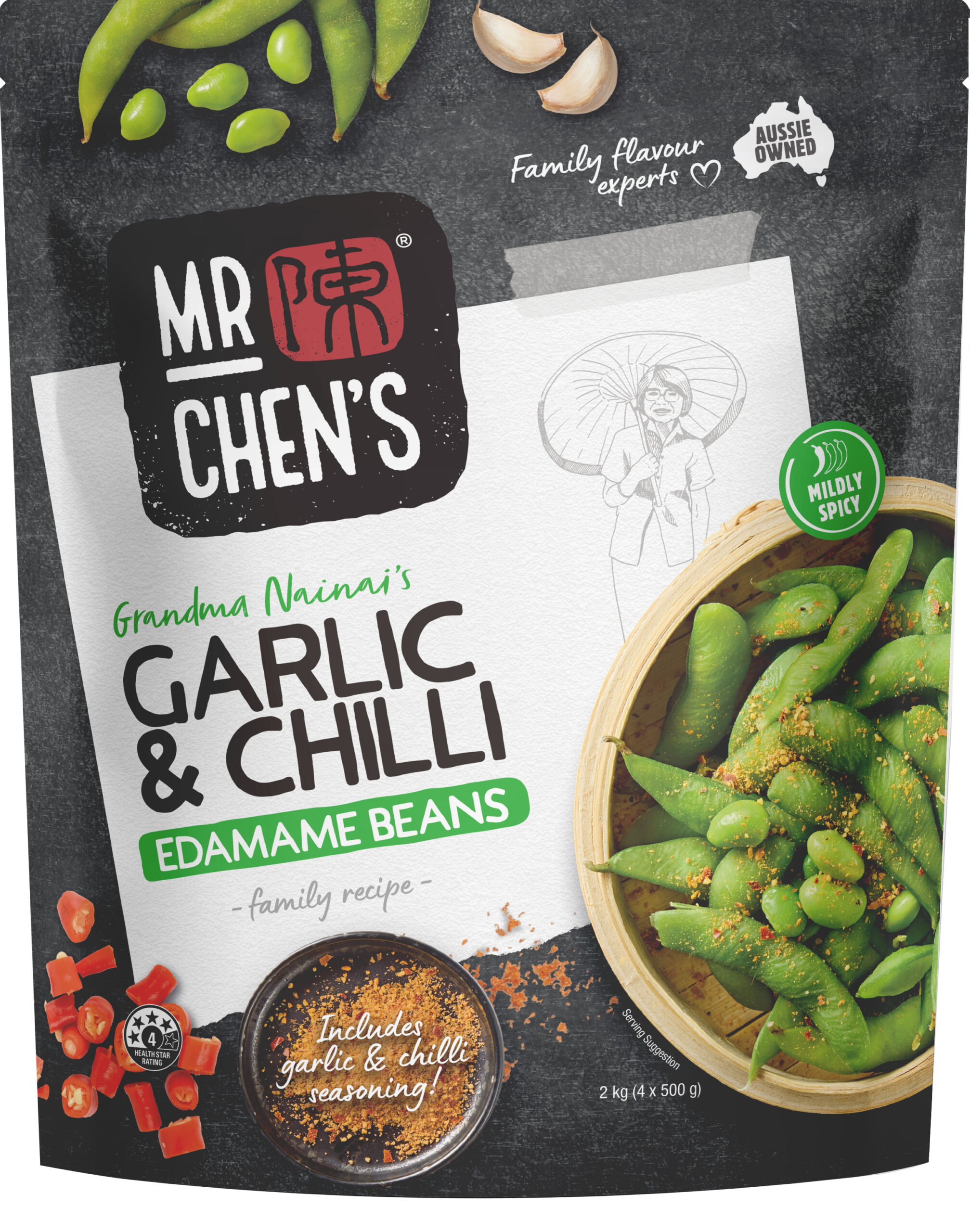 Chilli & Garlic Edamame 2kg