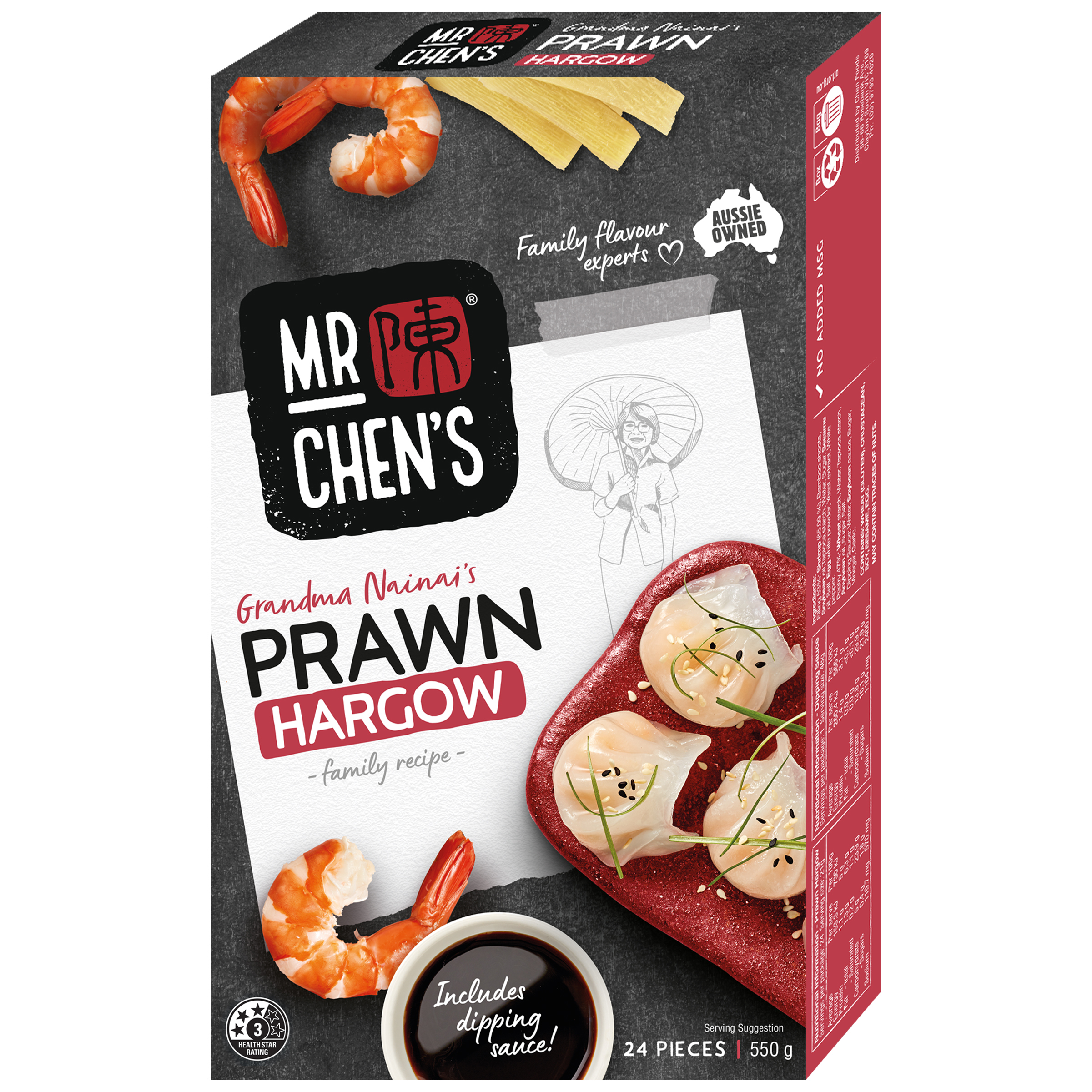 Prawn Hargow 550g